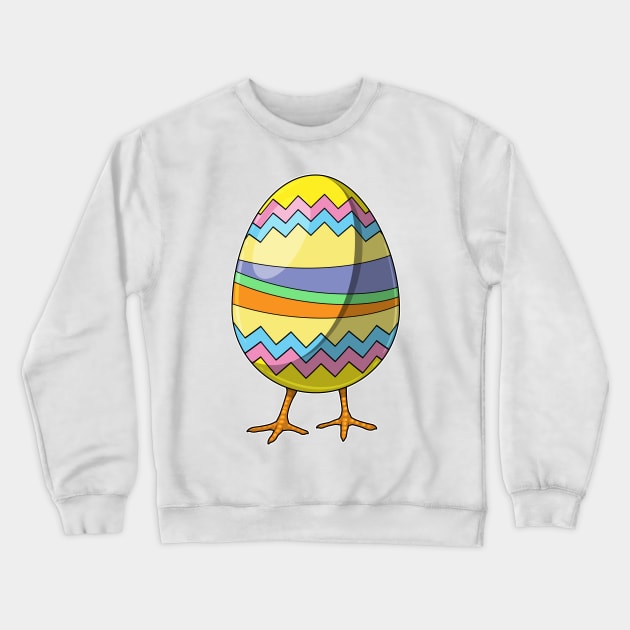 Chick Easter Easter egg Crewneck Sweatshirt by Markus Schnabel